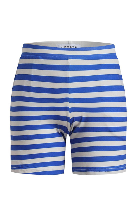 Liberte - Alma-Shorts (Kids) 9617 - Stripe Ivory Cobolt