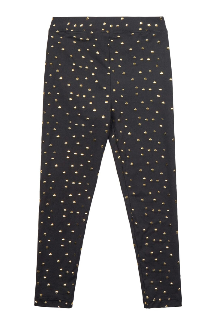 Forudbestilling - Liberté Ami - Alma-Leggings (Kids) - Black Gold Dot 2 Leggings 