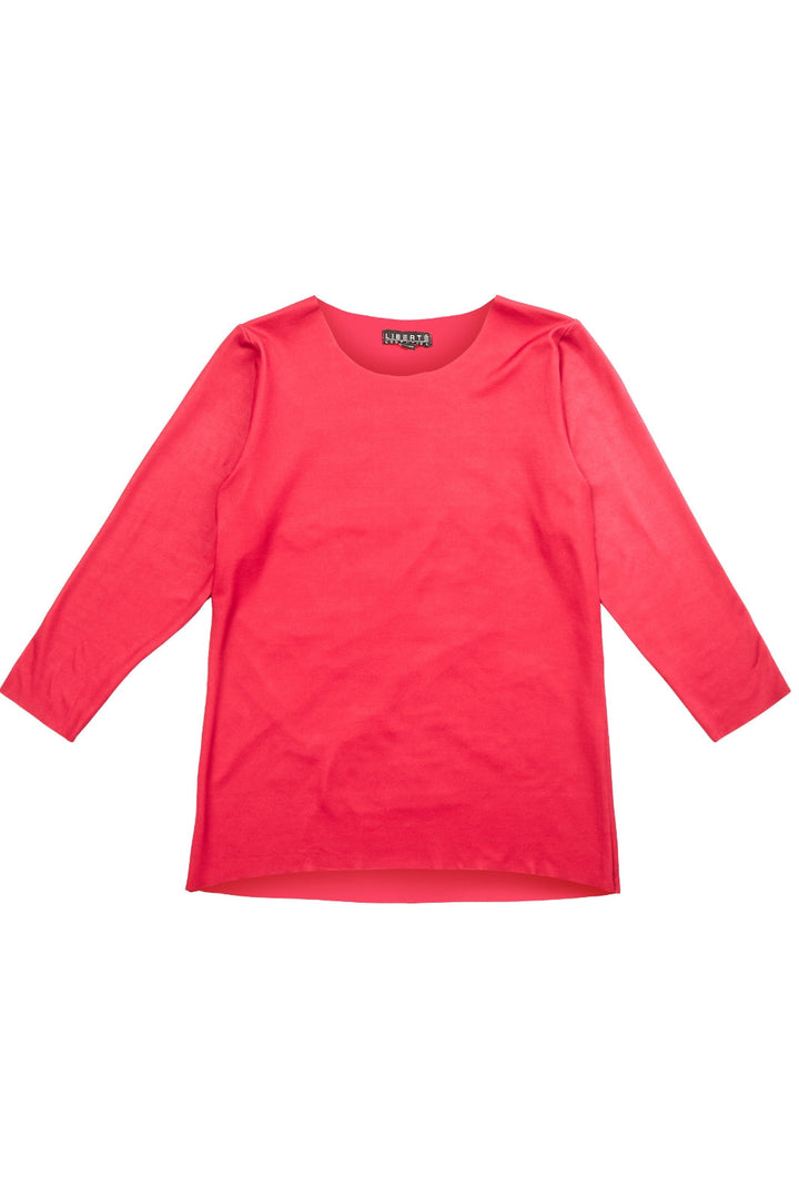 Forudbestilling - Liberte Ami - Alma Ls Top Kids - Red (Oktober) Bluser 