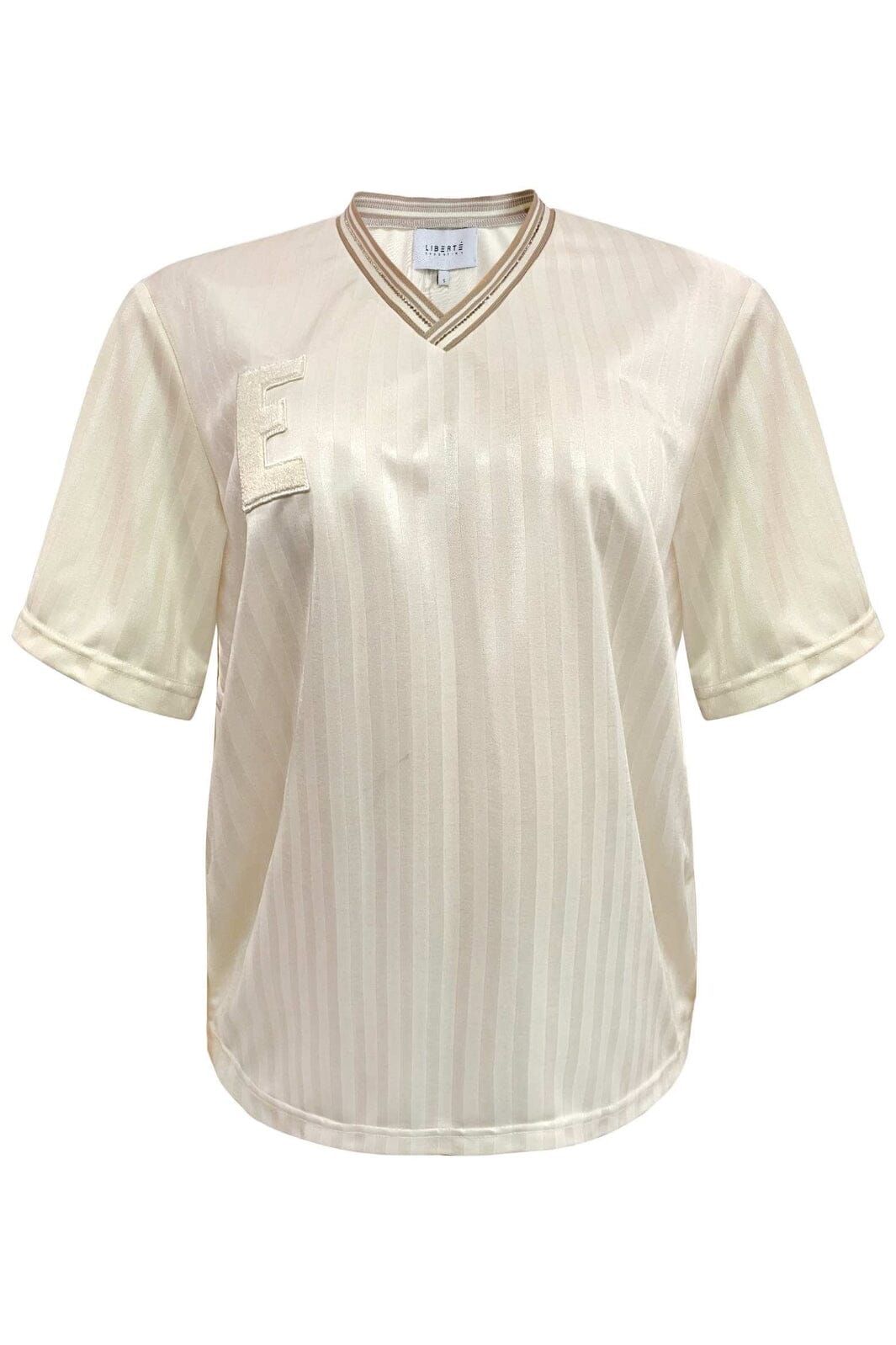 Liberte - Felia-Ss-Tshirt 22228 - Creme Simili