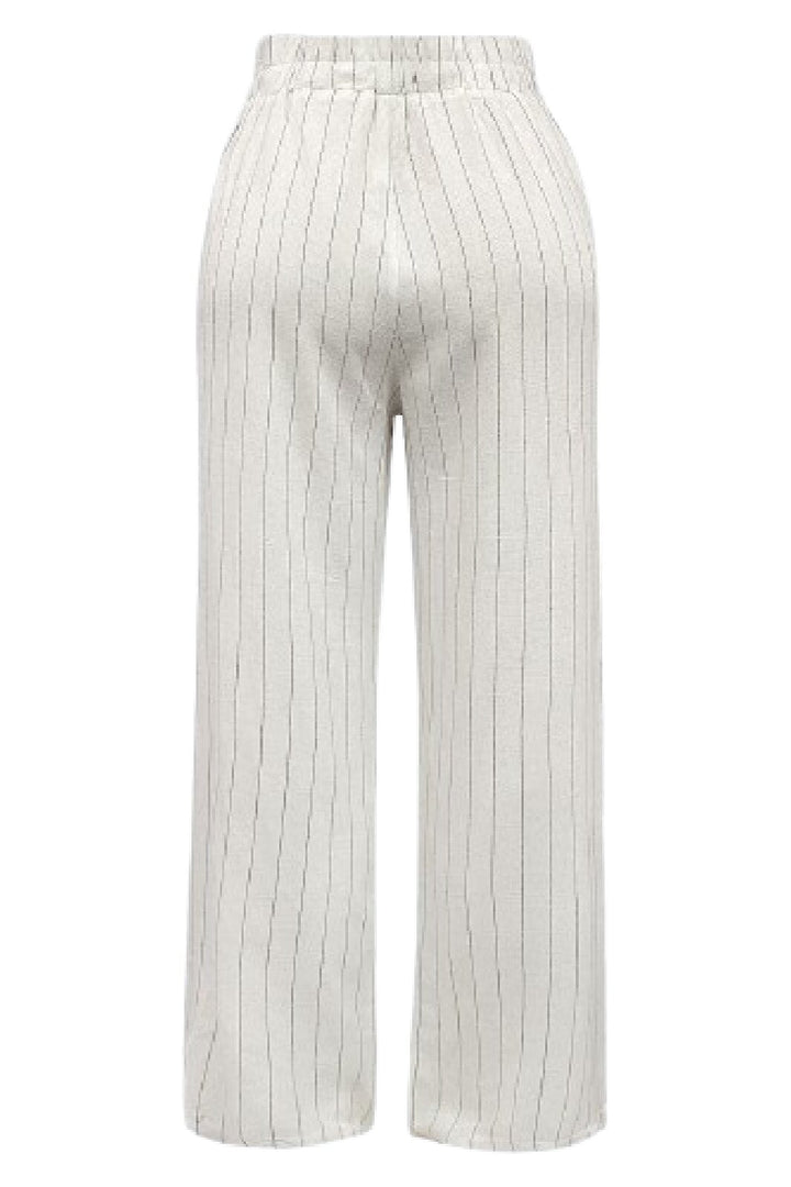 Liberte - Neo-Pants 22199 - Nature Pinstripe