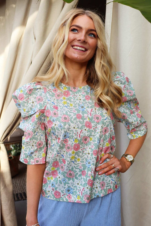 Liberte - Winnie-Blouse 22140 - Ivory Floral