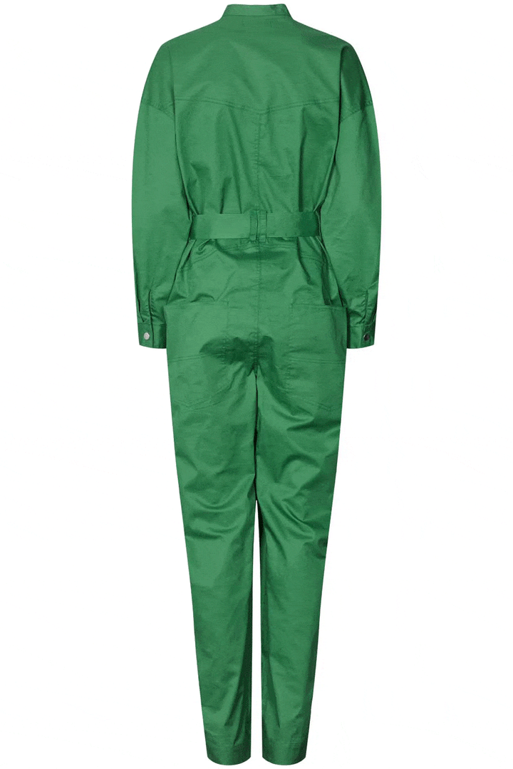 Forudbestilling - Lollys Laundry - Yuko Jumpsuit - Green (August) Jumpsuits 