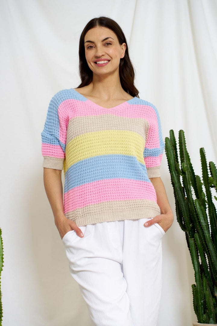 Forudbestilling - Marta Du Chateau - Mdcadela Knit 8075 - Celeste Strikbluser 