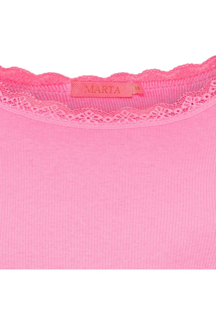 Marta Du Chateau - Mdcbelinda Ls Tee 24160 - Fuxia Neo