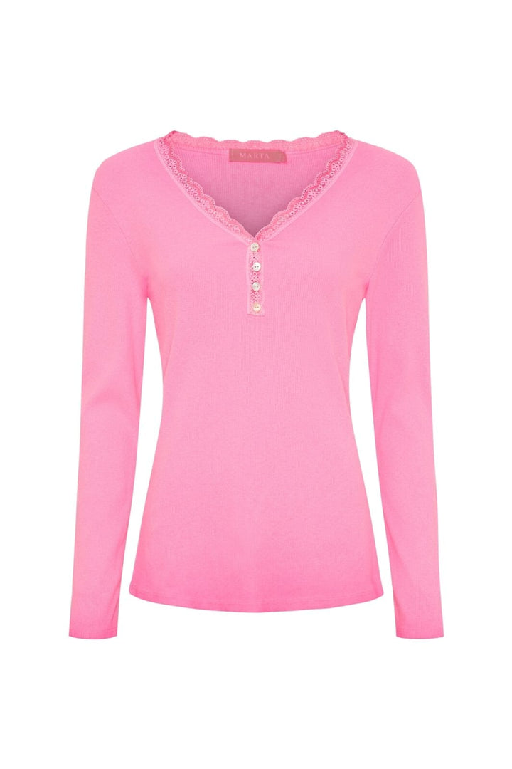Marta Du Chateau - Mdccalista Ls Tee 2500 - Fuxia Neo