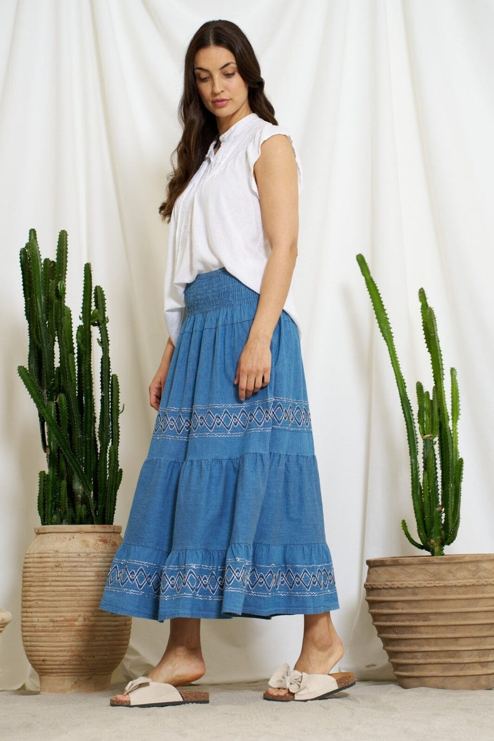 Marta Du Chateau - Mdchelvig Skirt 25304 - Jeans