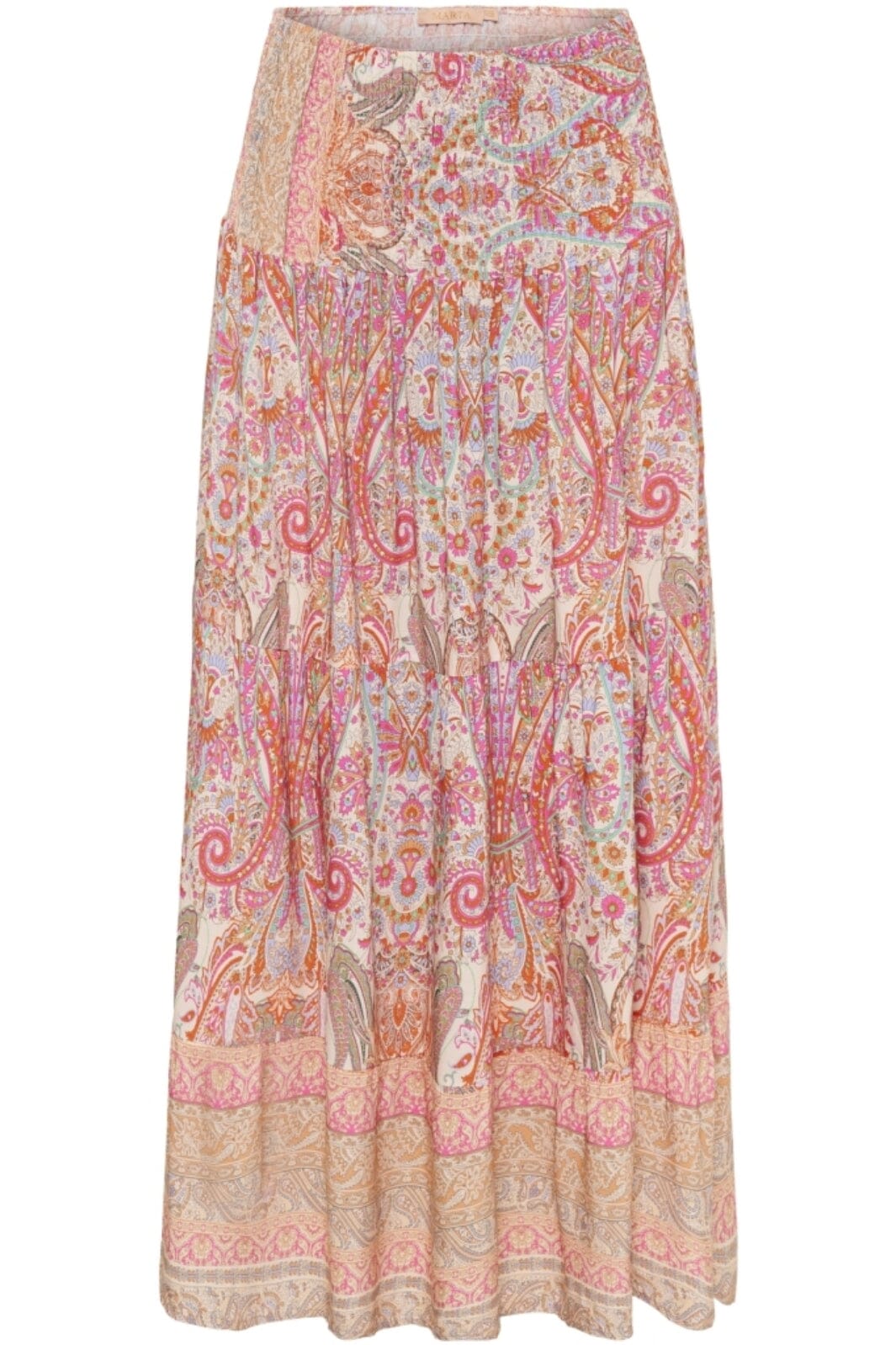 Forudbestilling - Marta Du Chateau - Skirt - 5201 Beige 4174 Print Nederdele 
