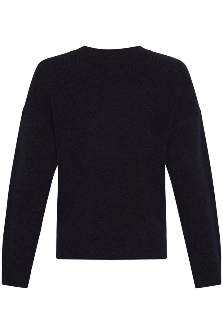 Forudbestilling - Moss Copenhagen - Mschfestina Hope Pullover 18596 - Sky Captain Strikbluser 