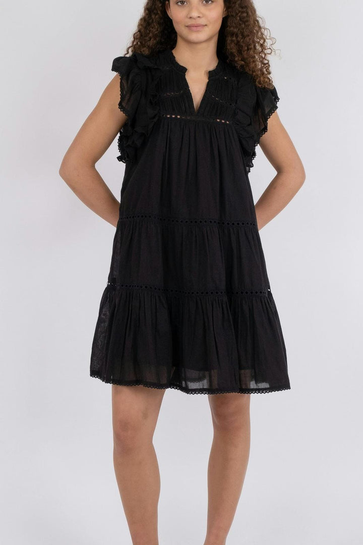 Neo Noir - Jamma S Voile Dress - Black