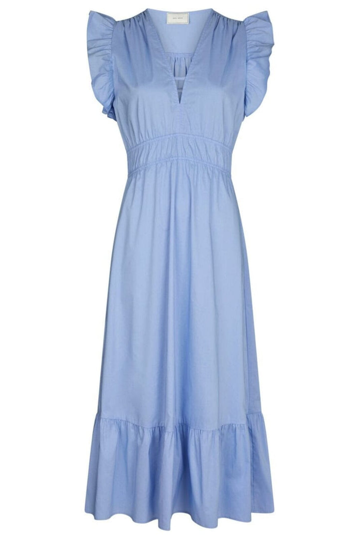 Forudbestilling - Neo Noir - Pollana Poplin Dress 160661 - 554 - Sky Blue Kjoler 