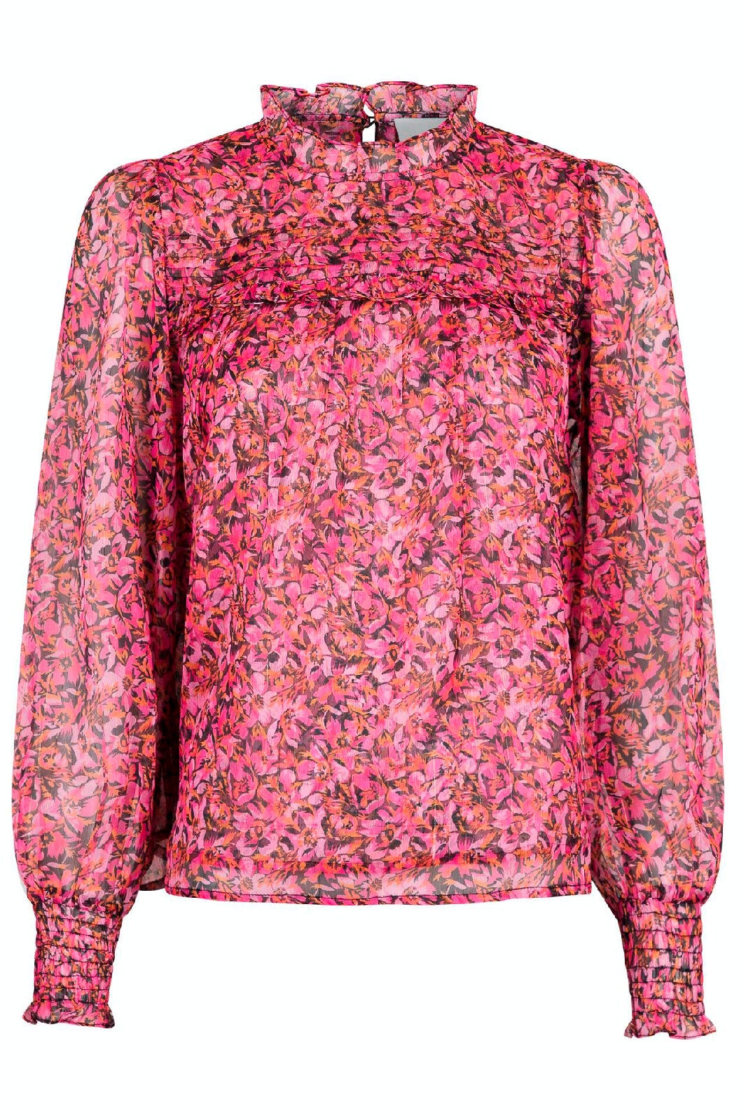 Forudbestilling - Neo Noir - Rhoda Dark Blossom Blouse - Pink (Uge 4) Bluser 