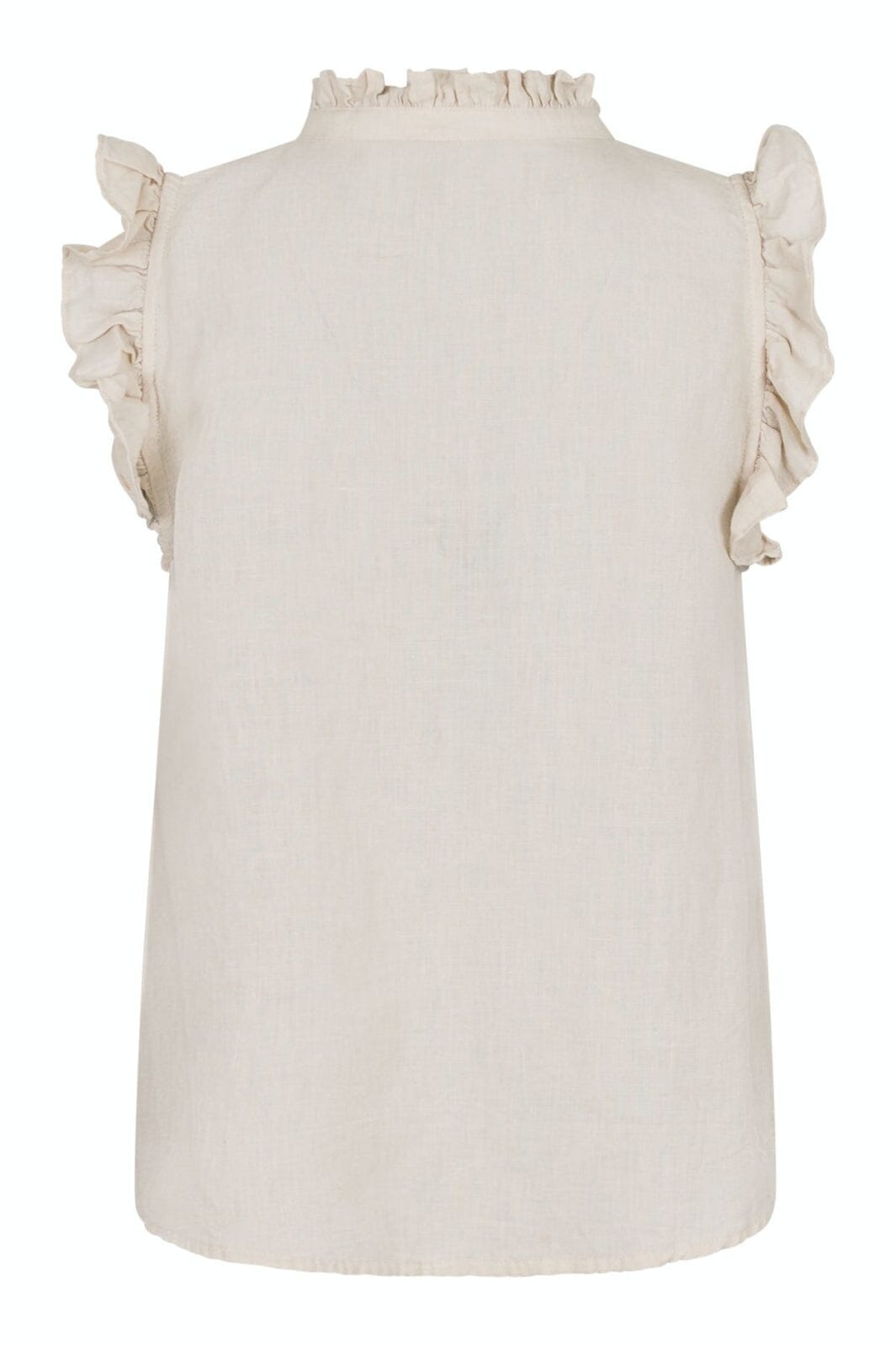 Forudbestilling - Neo Noir - Siona Linen Top - Sand (Juni) Bluser 