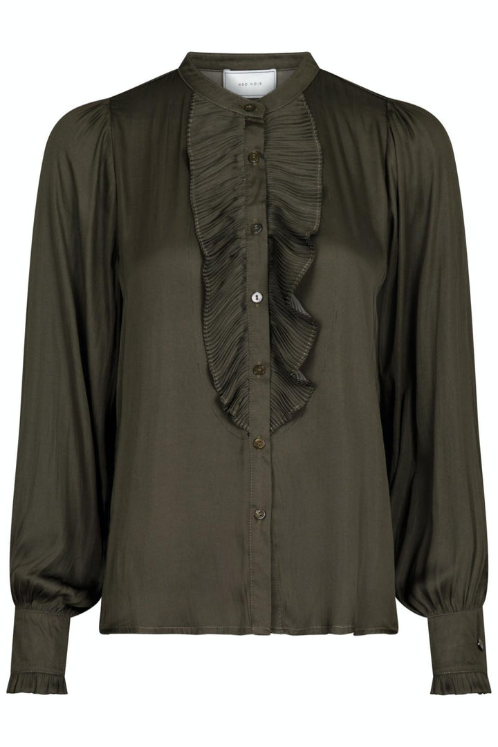 Forudbestilling - Neo Noir - Zola Blouse - Army (November) Bluser 