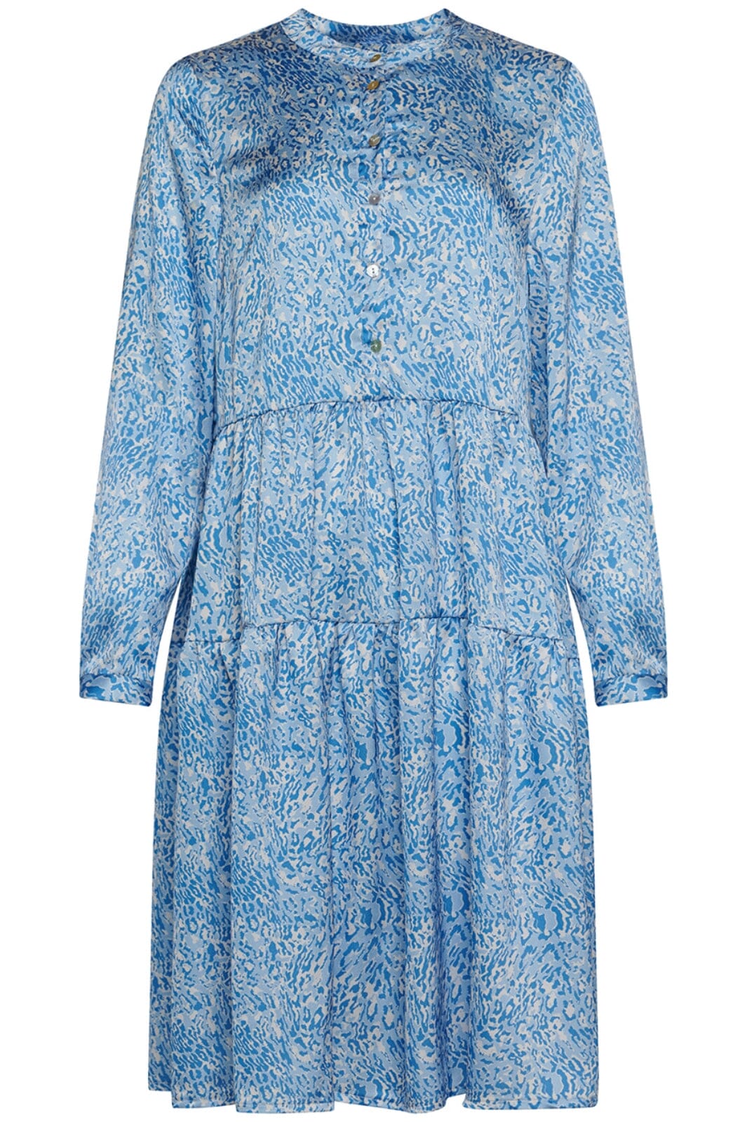 Forudbestilling - Noella - Cindy Lipe LS Dress - Blue Mix - (April) Kjoler 