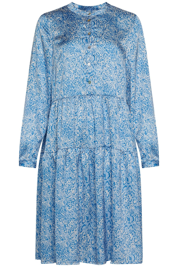 Forudbestilling - Noella - Cindy Lipe LS Dress - Blue Mix - (April) Kjoler 