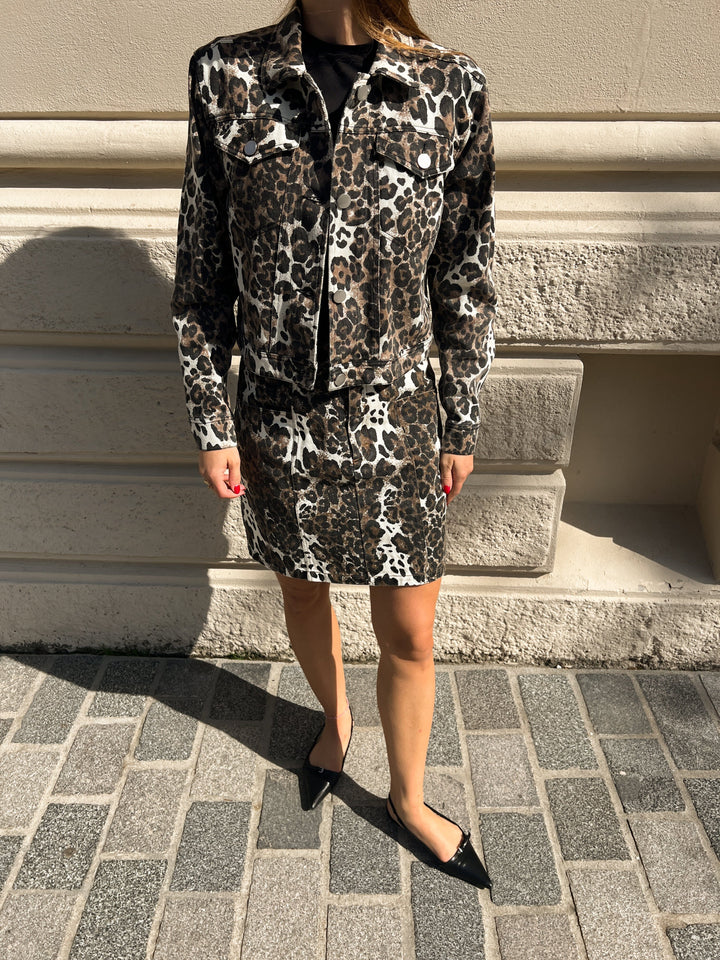 Forudbestilling - Noella - Karissa Skirt - 1018 Taleah Print Nederdele 