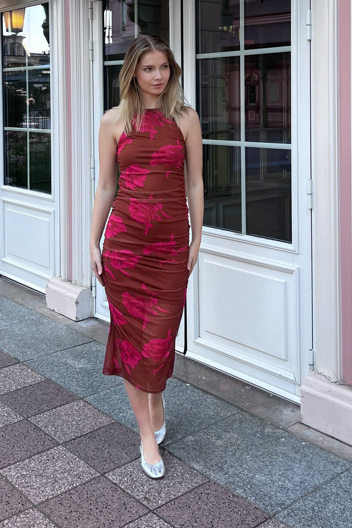 Forudbestilling - Noella - Leanna Dress 13460002 - 1337 Cassie Brown Print Kjoler 