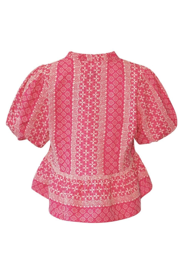 Noella - Lorraine Blouse 13380002 - 1330 - Pink Sugar Combo