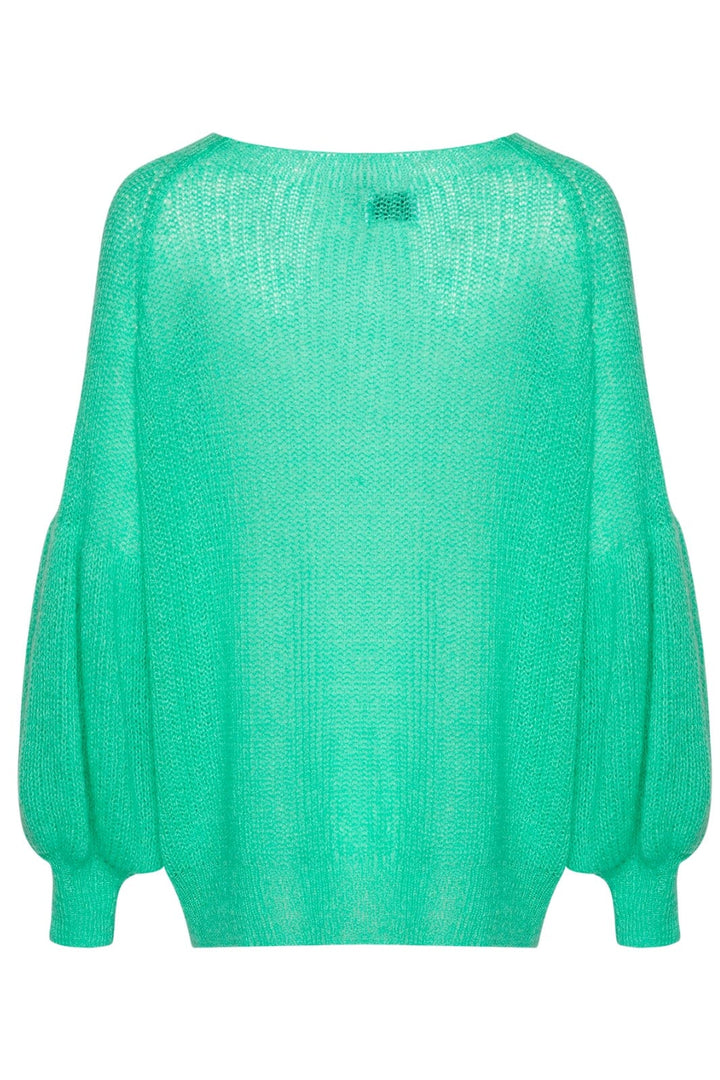 Forudbestilling - Noella - Miko Knit Sweater - Strong mint (Februar) Strikbluser 