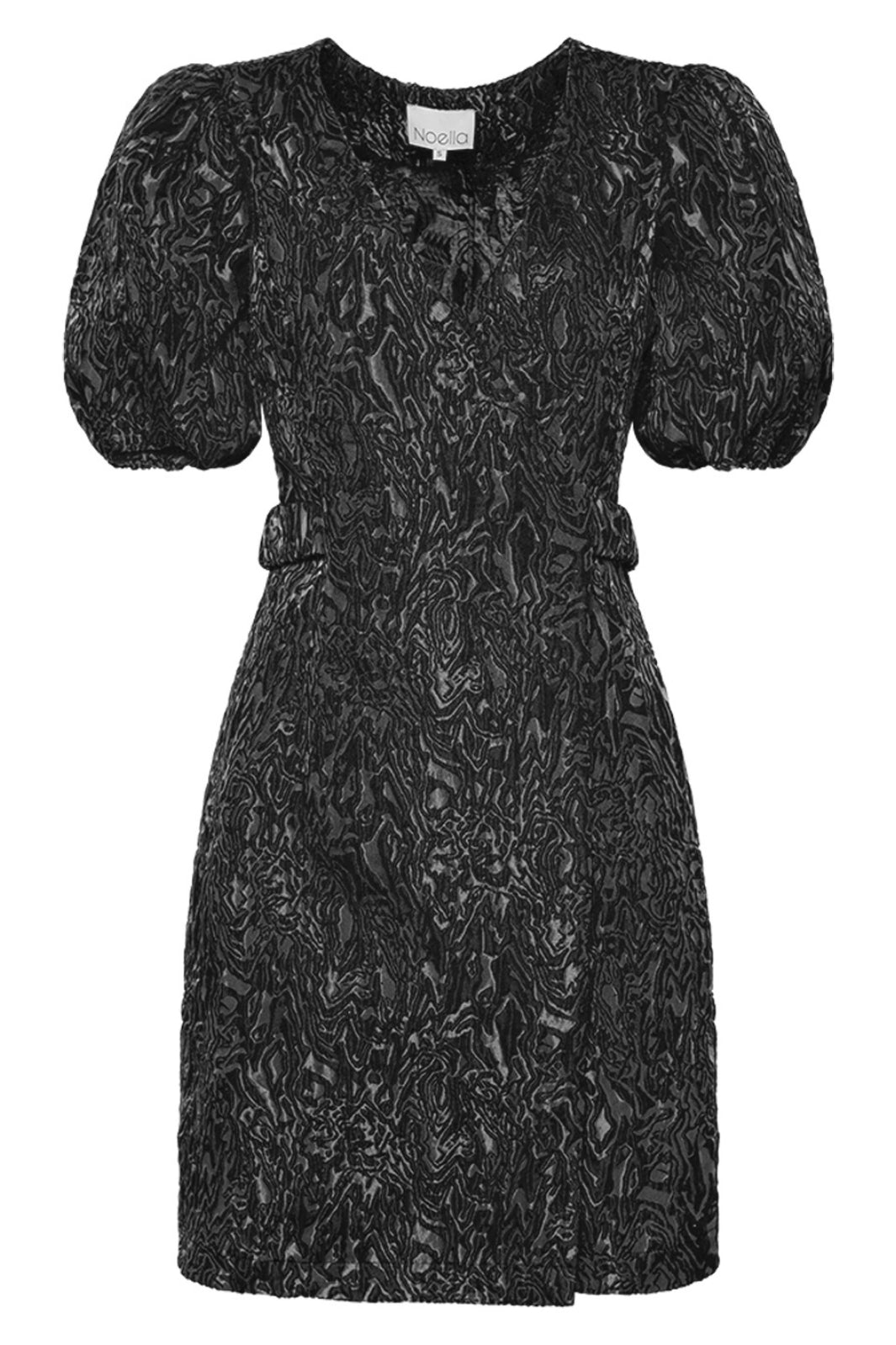 Forudbestilling - Noella - Neva Belt Dress - Black (September/Oktober) Kjoler 