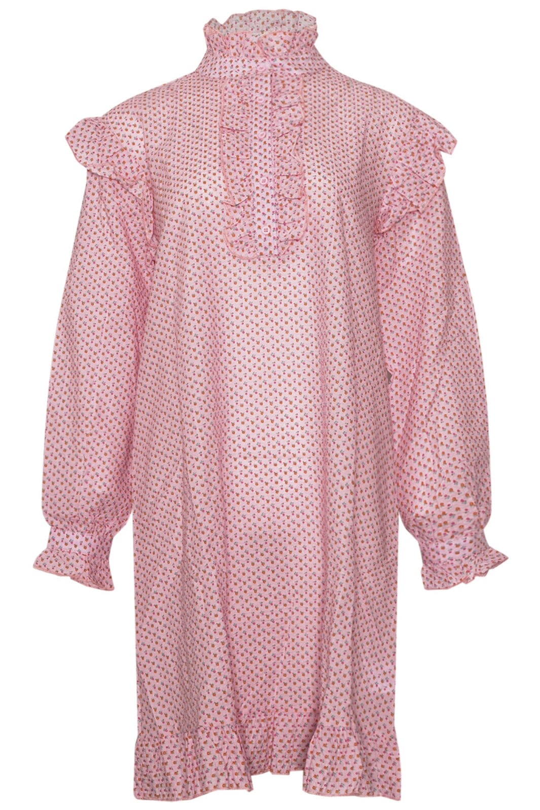 Forudbestilling - Noella - Ruby Ruffle Dress - 936 Rose/Pink Apple Kjoler 