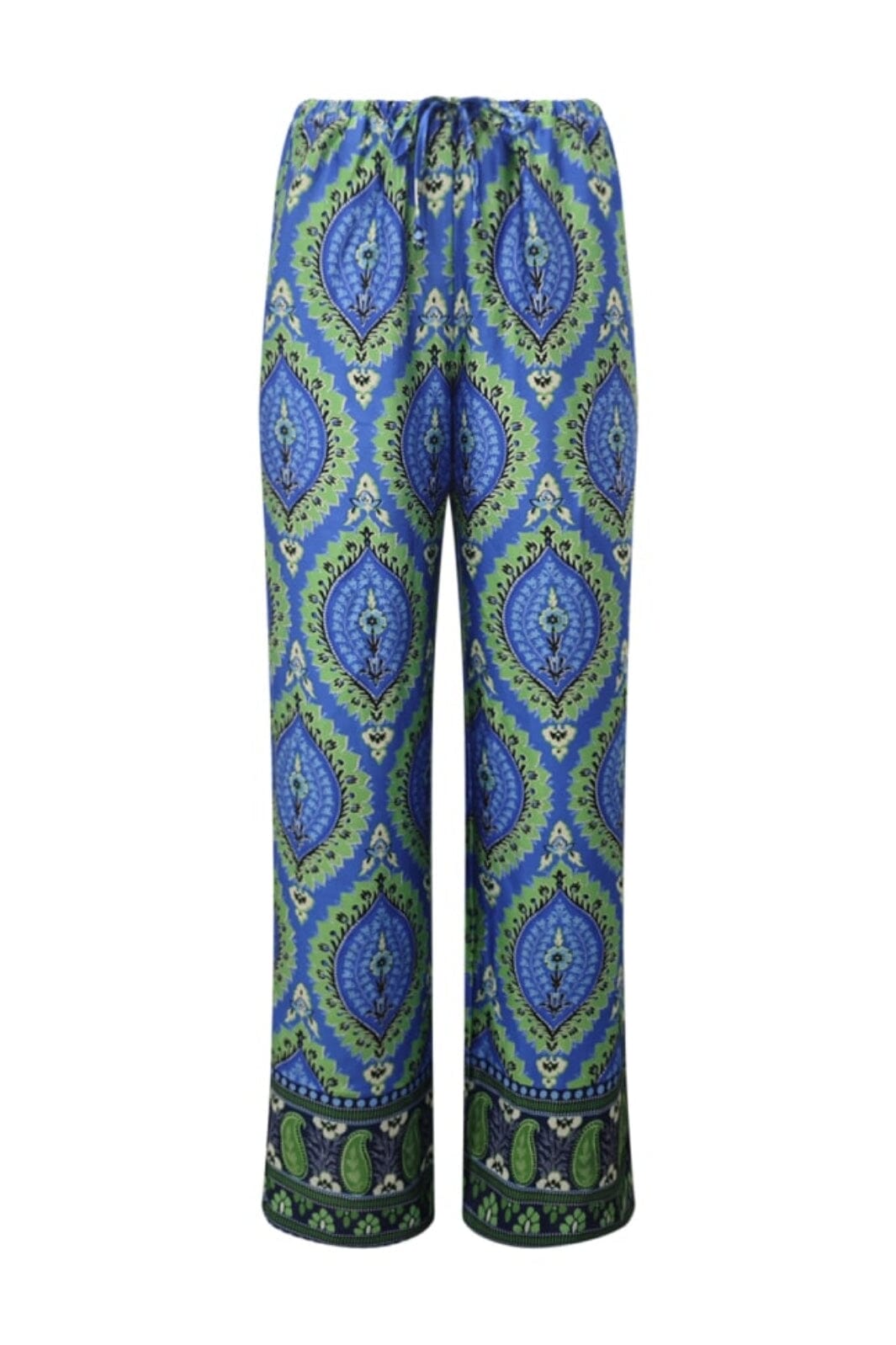Forudbestilling - Noella - Sally Pants - 1308 Trisha Blue Print Bukser 