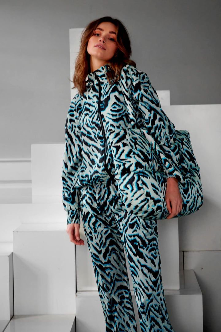 Forudbestilling - Noella - Trine Trackpants - Blue Mix (Februar/Marts) Bukser 