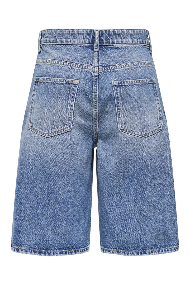 Forudbestilling - Only - Onlmate Reg Baggy Long Shorts - 4674440 Medium Blue Denim