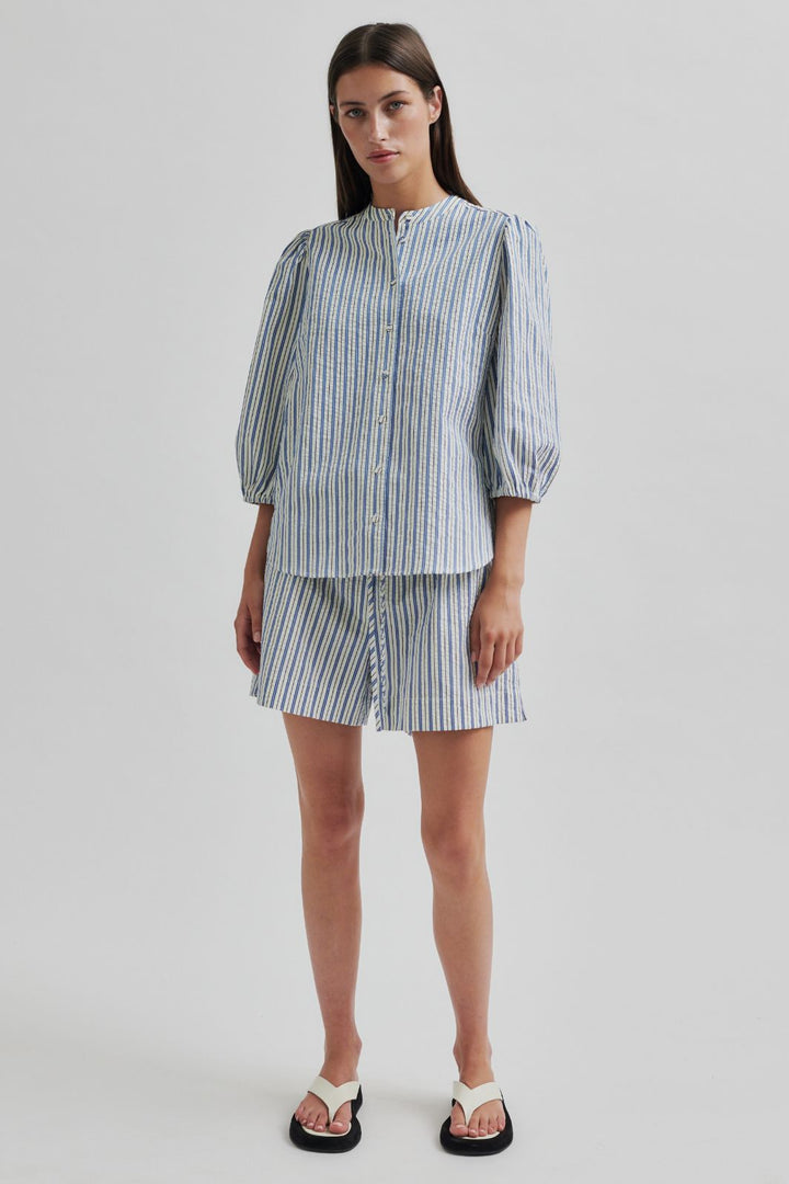 Forudbestilling - Second Female - Serifa Shorts 59638 - Cornflower Blue Shorts 
