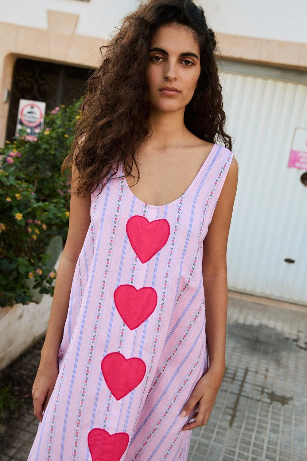 Sissel Edelbo - Sweetheart Dress SE 1632 - Vintage Rose