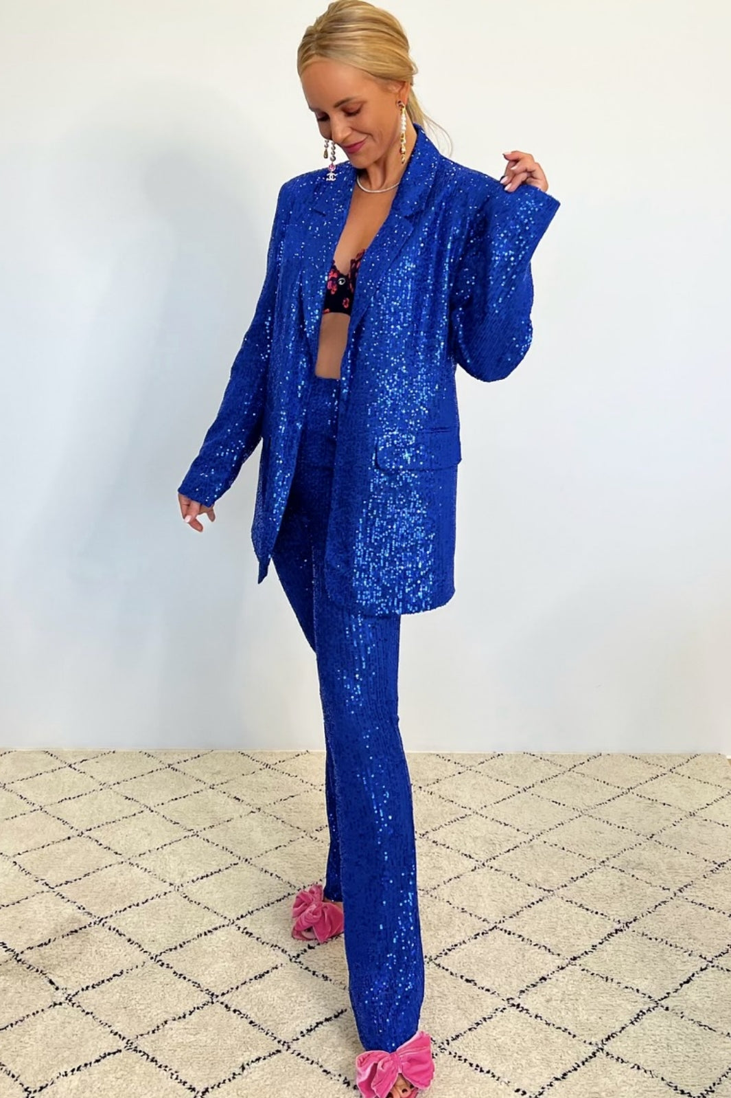 Forudbestilling - Valentin Studio - Glam Blazer - Clear Blue (Oktober) Blazere 