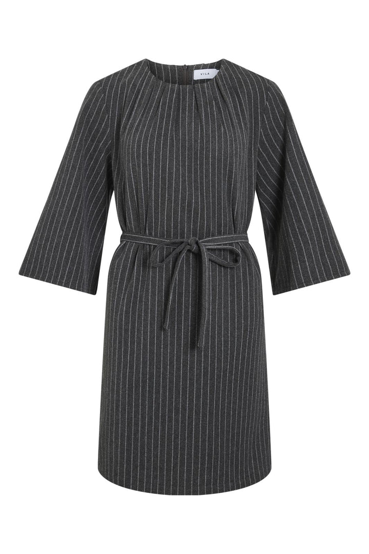 Förbeställning - Vila - Vinicca 3/4 Dress - 4891341 Dark Grey Melange
