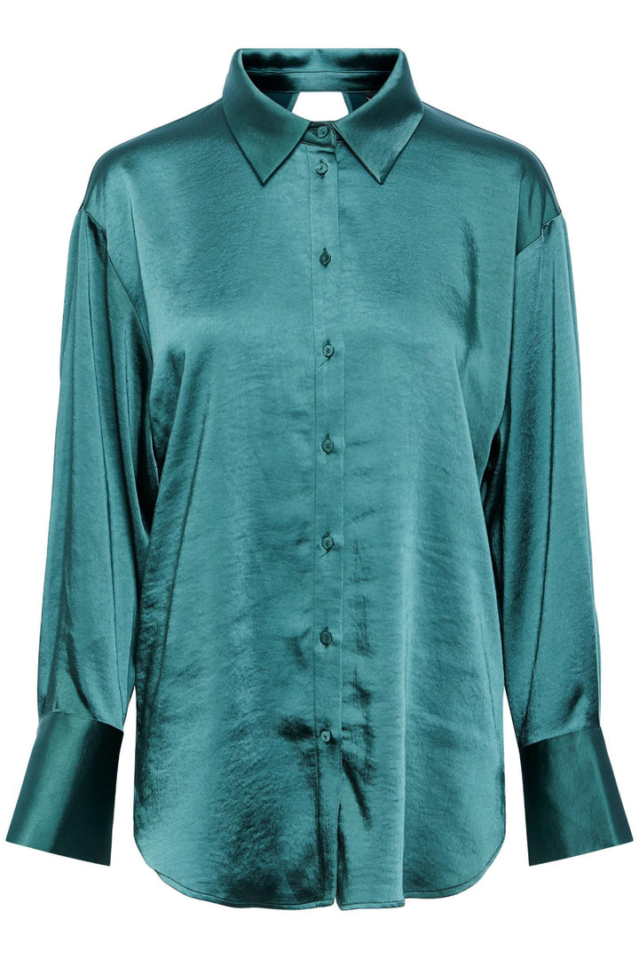 Forudbestilling - Y.A.S - YasVima Ls Shirt - Trekking Green (August) Skjorter 