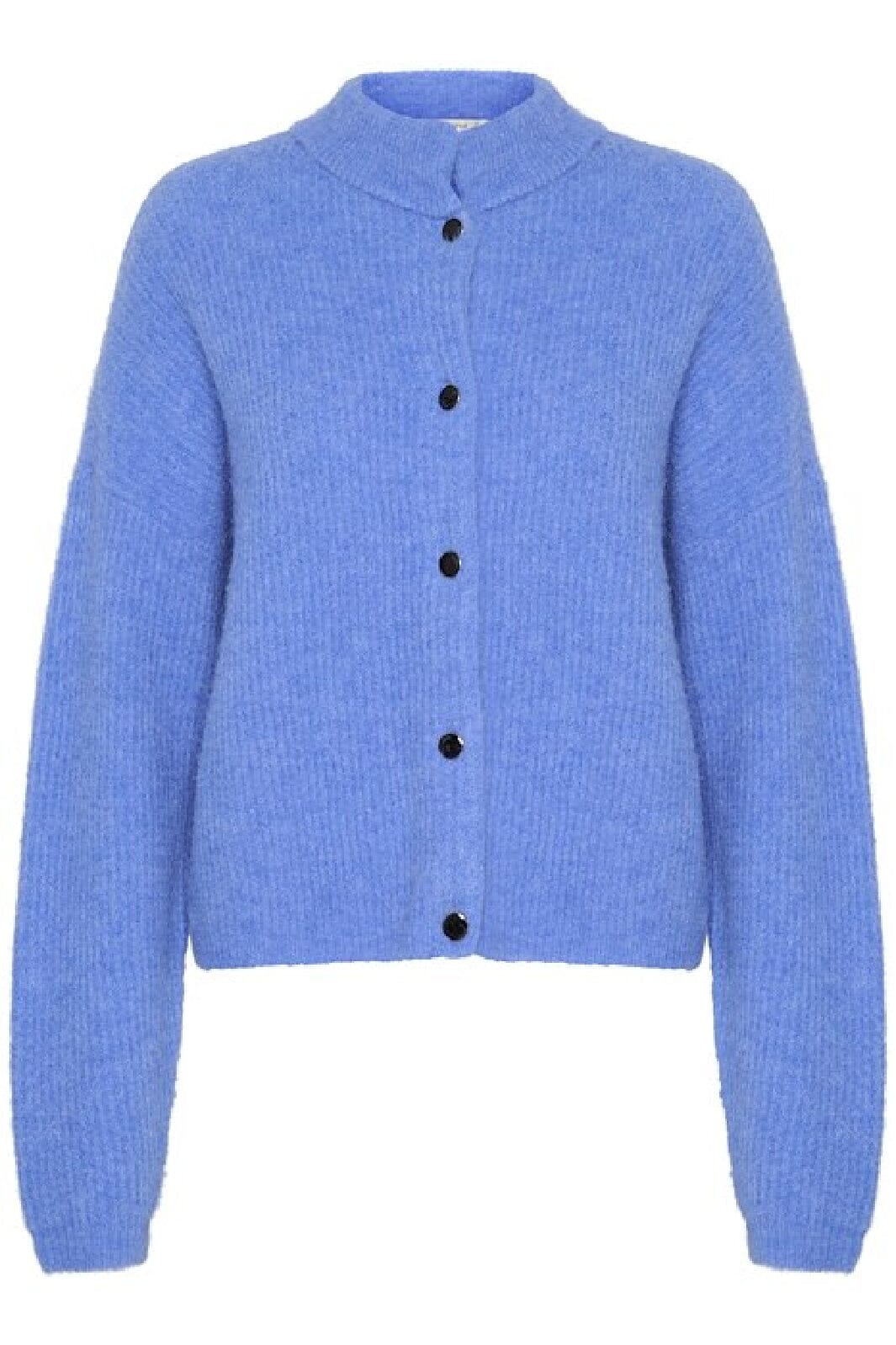 Gestuz - Alphagz Short Cardigan 10906463 - 106877 - Wedgewood Melange Cardigans 