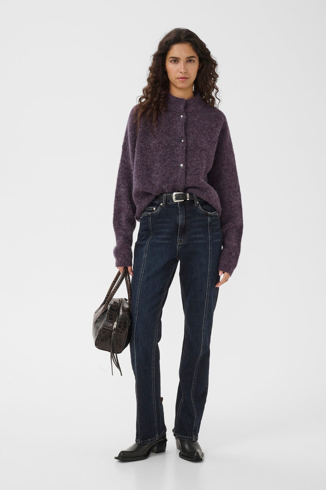 Gestuz - Alphagz Short Cardigan 10906463 - 110048 - Juniper Mélange