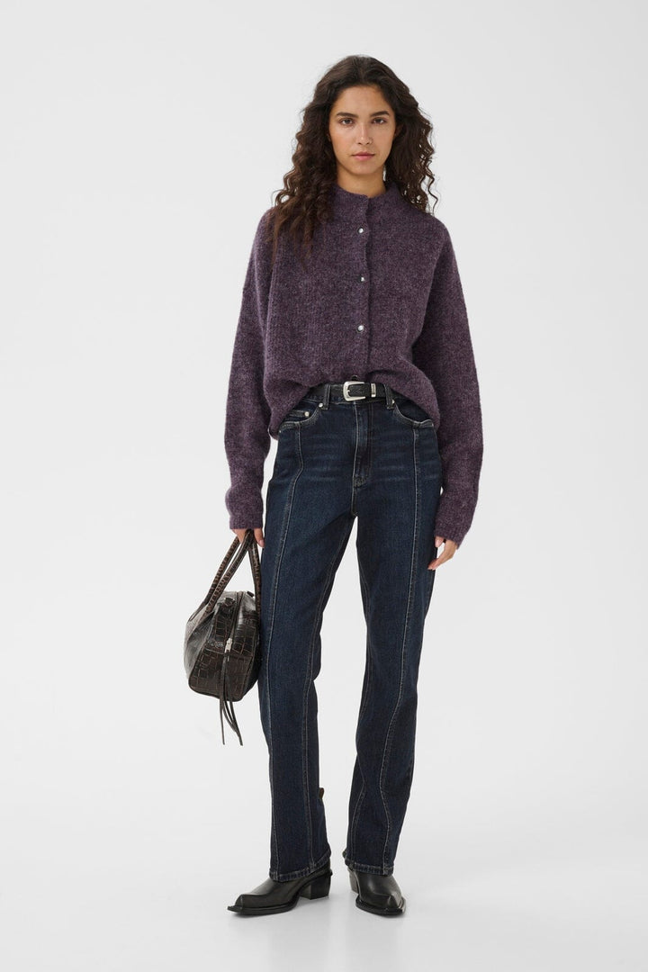 Gestuz - Alphagz Short Cardigan 10906463 - 110048 - Juniper Mélange