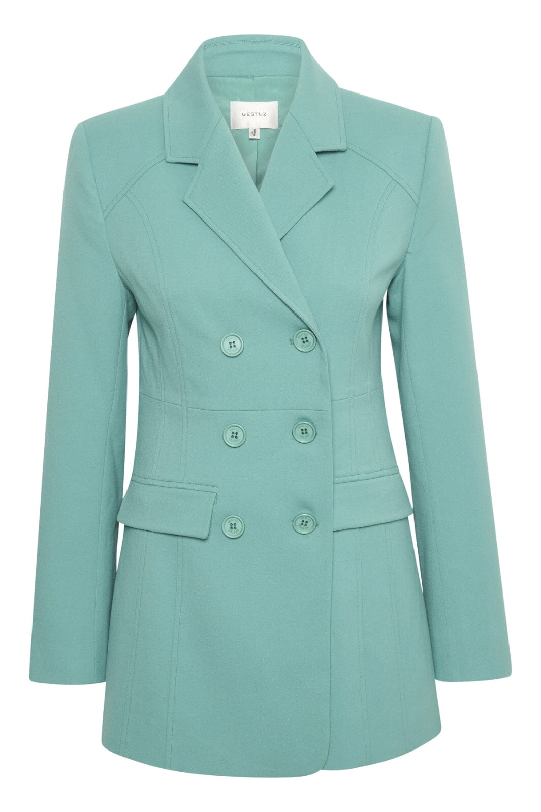 Gestuz - CaisaGZ slim blazer - Teal Blazere 