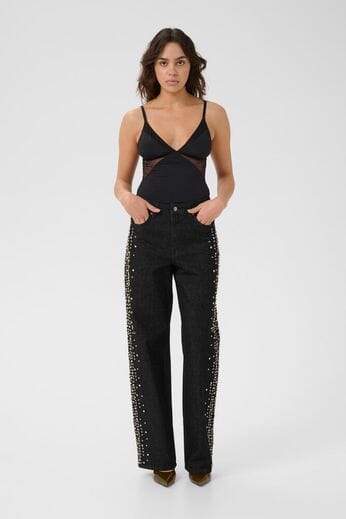 Gestuz - Gzcami Lace Top 10910764 - 100017 - Black Toppe 