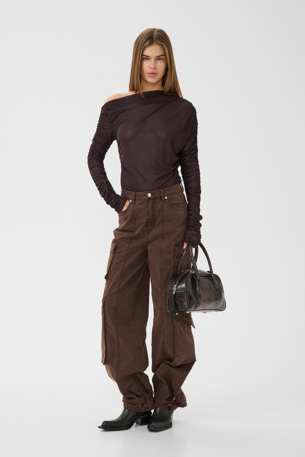 Gestuz - Gzcargi Pants 10911539 - 190814 - Slate Black