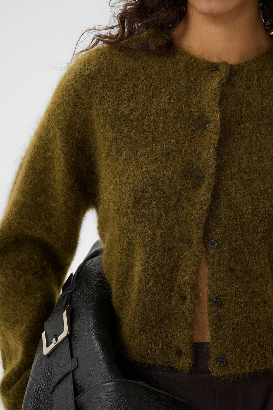 Gestuz - Gzdebbie Short Cardigan 10911515 - 1808321 - Plantation Melange Cardigans 