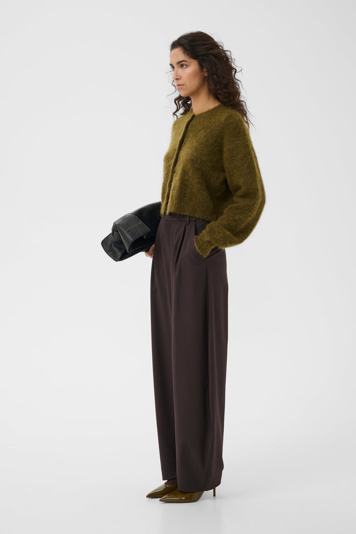 Gestuz - Gzdebbie Short Cardigan 10911515 - 1808321 - Plantation Melange Cardigans 