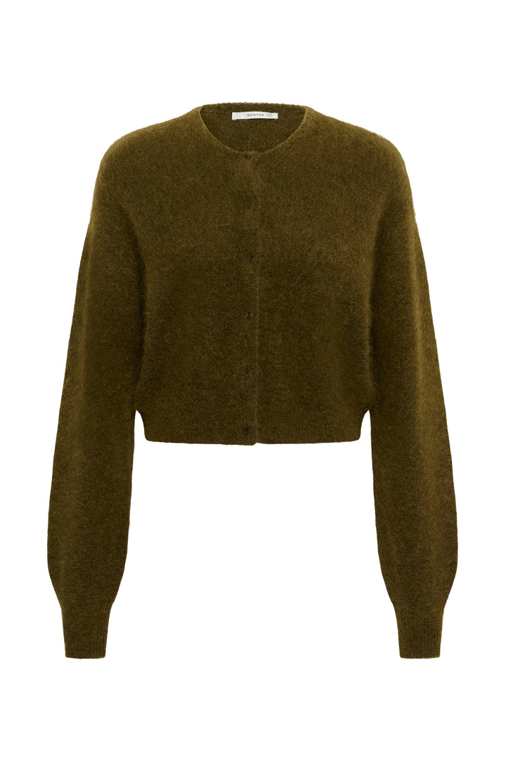Gestuz - Gzdebbie Short Cardigan 10911515 - 1808321 - Plantation Melange Cardigans 