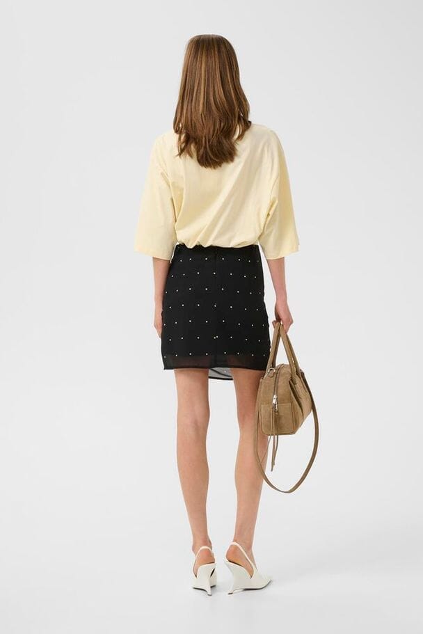 Gestuz - Gzdorthie P Skirt 10911036 - 109160 - Khaki Dot Nederdele 