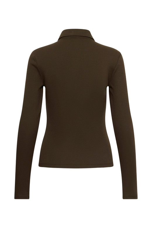 Gestuz - Gzdrew Ls Polo Top 10911272 - 190814 - Slate Black