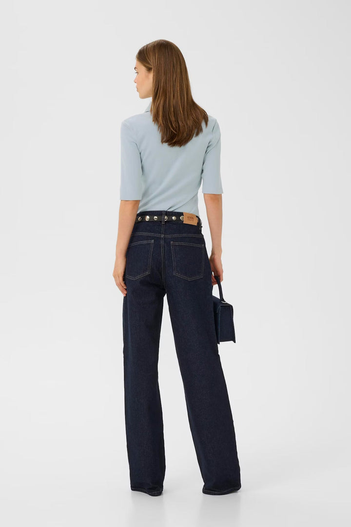 Gestuz - Gzdrew Polo Top 10910593 - 100648 - Grey Blue Toppe 