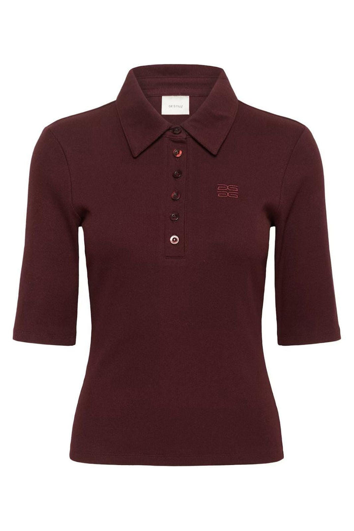 Gestuz - Gzdrew Polo Top 10910593 - 108291 - Aronia Toppe 