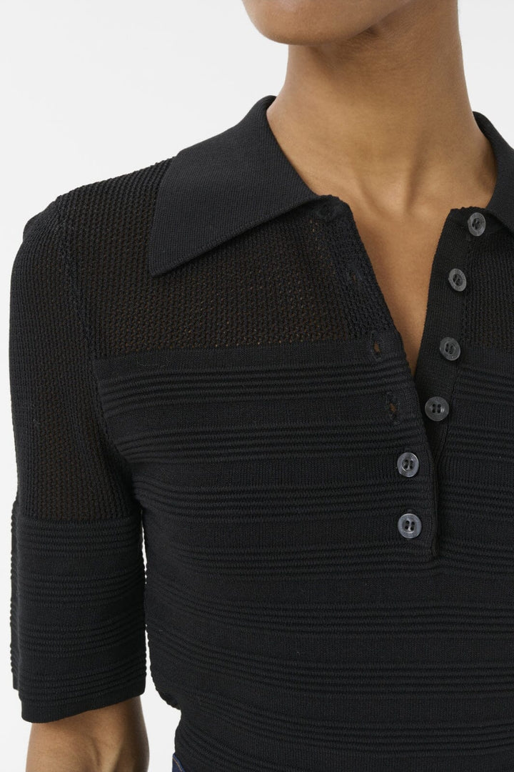 Gestuz - Gzmagny Top 10910514 - 100017 - Black Toppe 