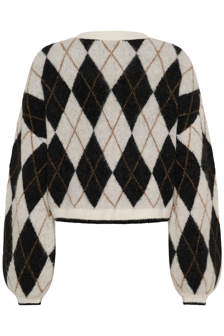 Gestuz - Gzmanzi Multi Cardigan 10910840 - 108825 - Skycaptain/Brown/Yellow Plum Cardigans 