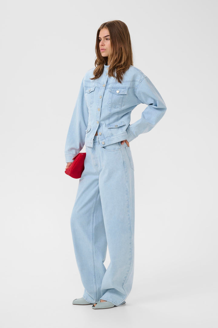 Gestuz - Gzparwana Barrel Jeans 10911015 - 109180 - Vintage Light Denim Jeans 